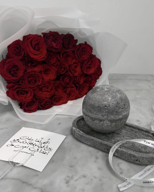 طقم هدية مدخن رمادي